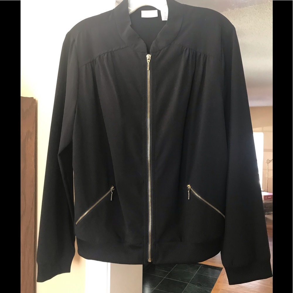 Sporty Black zipper Jacket from Zenergy Chico’s